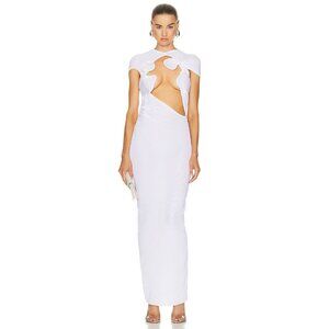 Christopher Esber White Cut-Out Maxi Dress